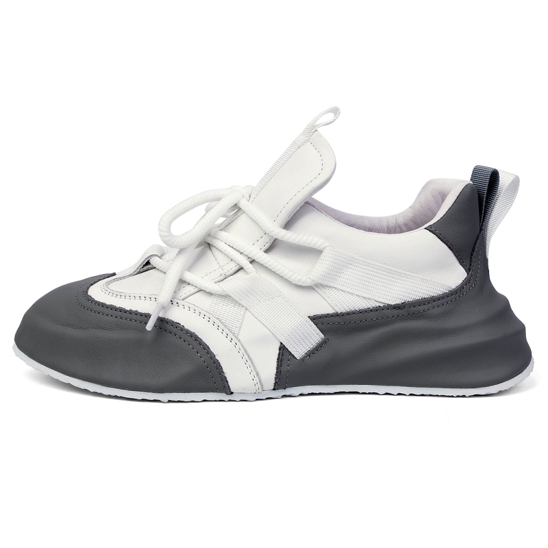 

Низкие повседневные туфли, увеличивающие рост, для мужчин PALMPOLO, Gray+White