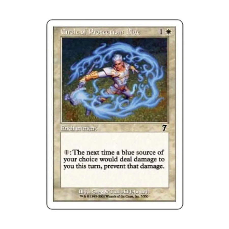 

CCG Круг защиты: Синий (С), MTG - 7th Edition