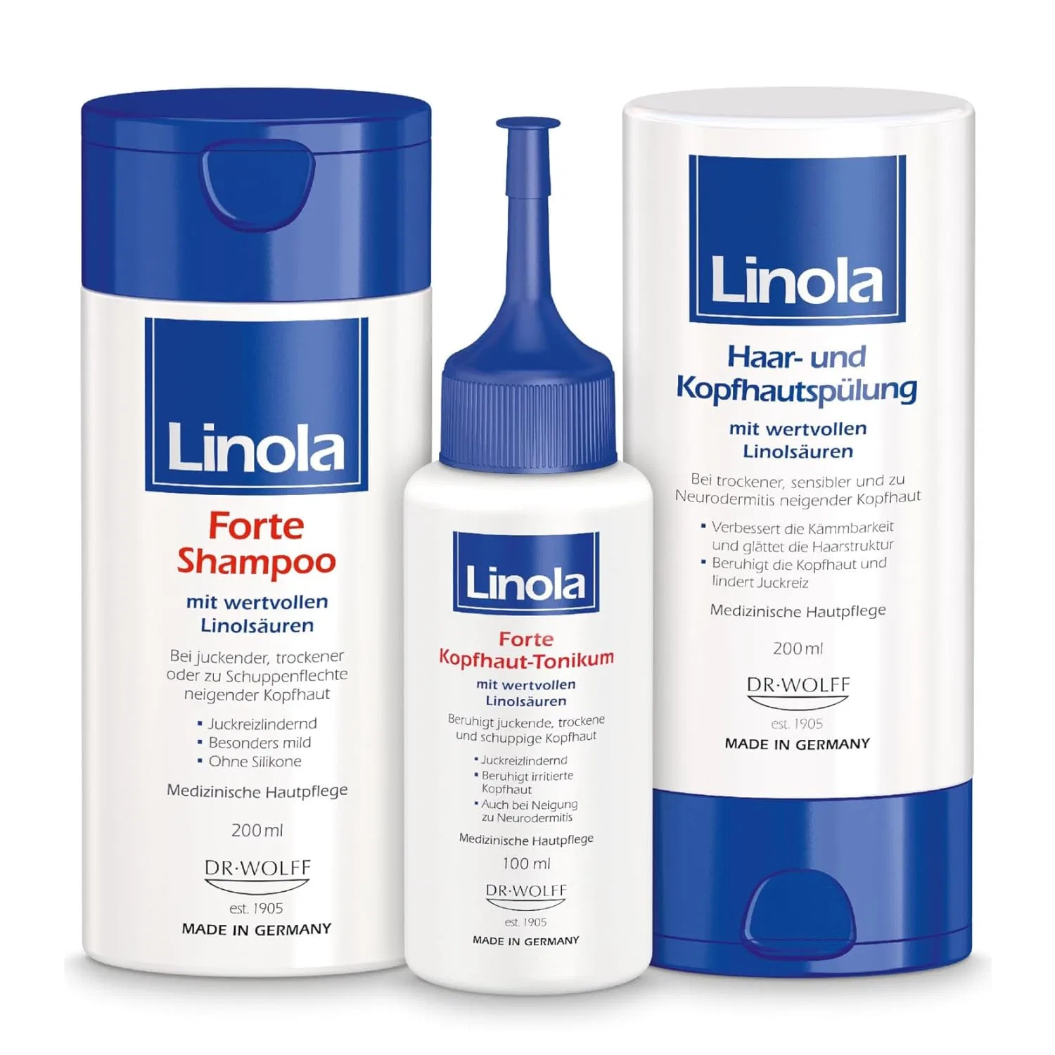Набор для ухода за кожей головы Linola Forte Linola