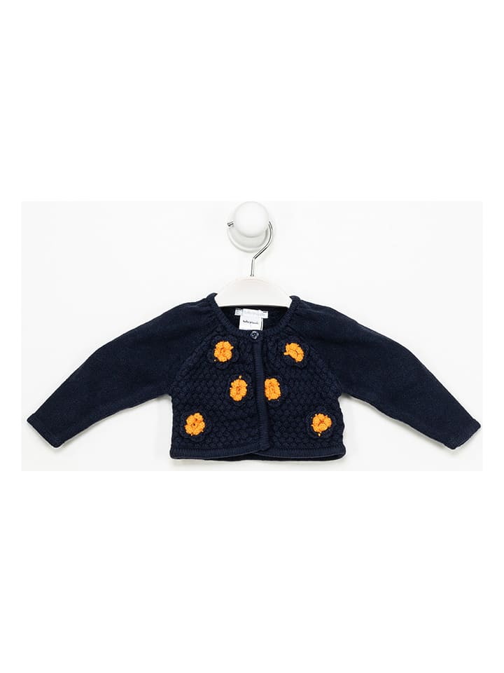 

Tutto Piccolo Кардиган темно-синего цвета