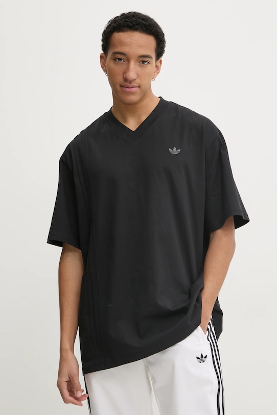 

Хлопковая футболка FRONT ST TEE Adidas Originals, черный