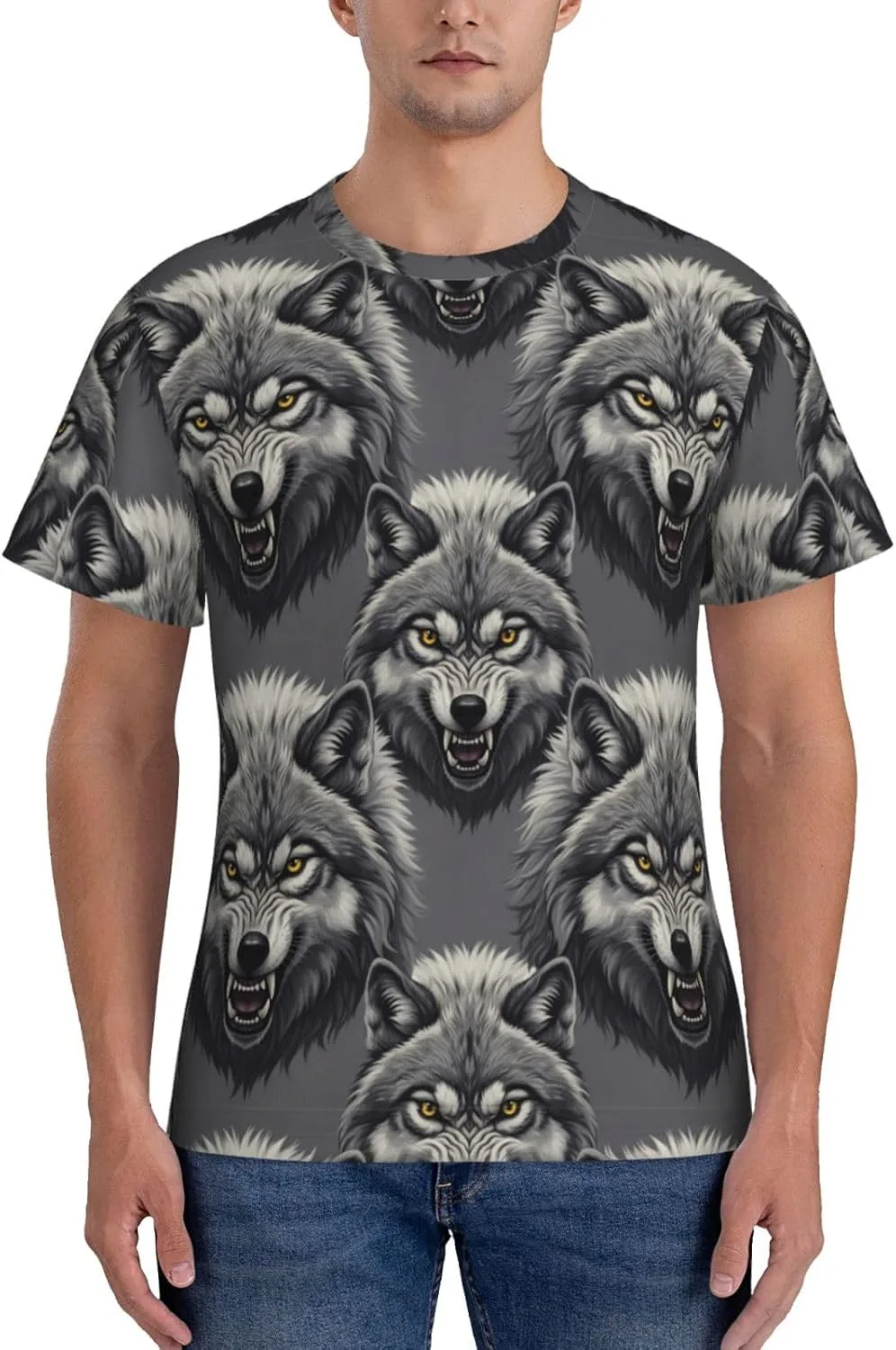 

Футболка мужская Supdreamc Slim Fit Performance, Quick Dry