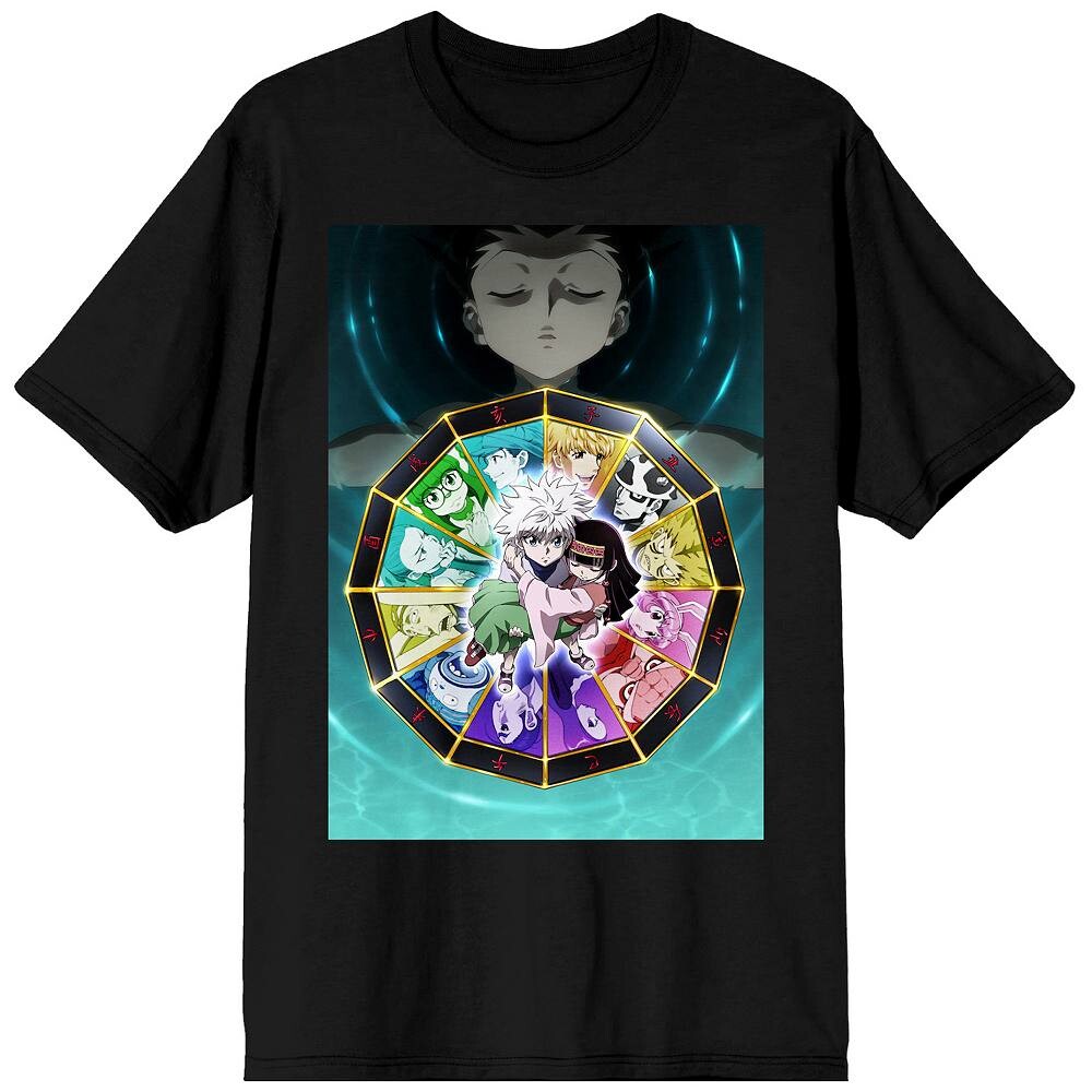 

Мужская футболка Hunter x Hunter Rainbow Licensed Character, черный