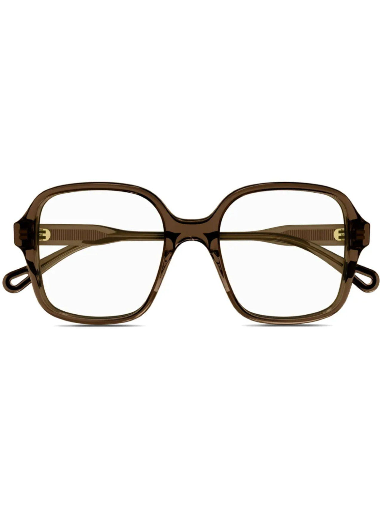 

Chloé Eyewear очки в квадратной оправе, коричневый