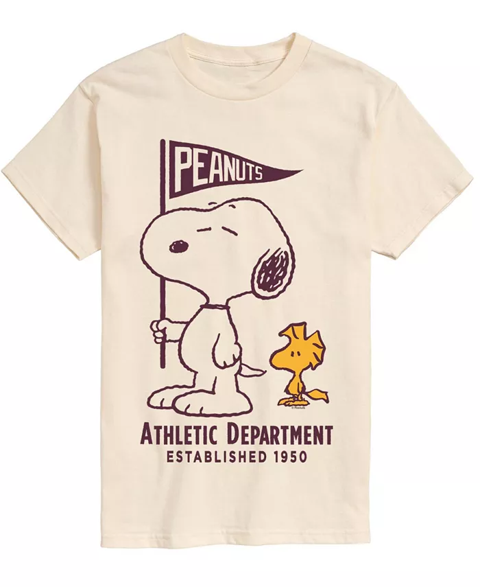 

Мужская футболка с коротким рукавом Snoopy Peanuts Sports Airwaves, загар/бежевый