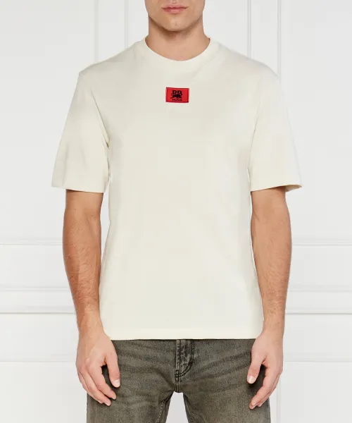 

Футболка Hugo x Racing Bulls Relaxed fit Hugo, бежевый