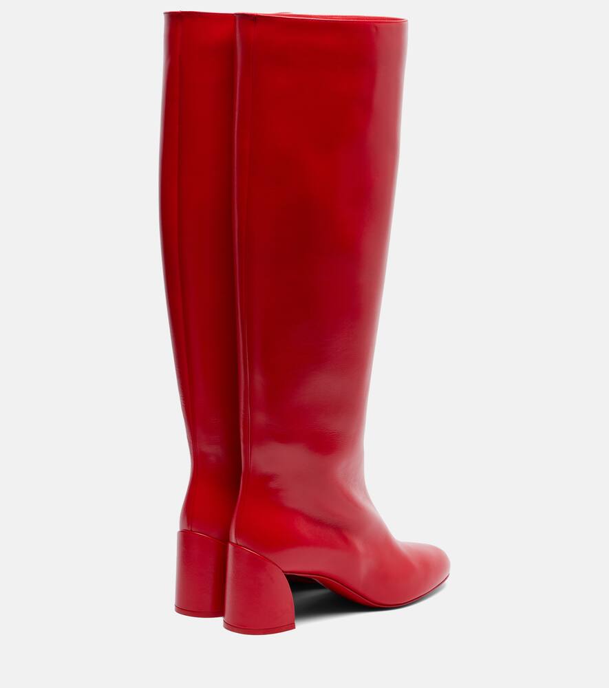 Ботинки Janitta 55 до колена из кожи Christian Louboutin, Loubi — фото 2