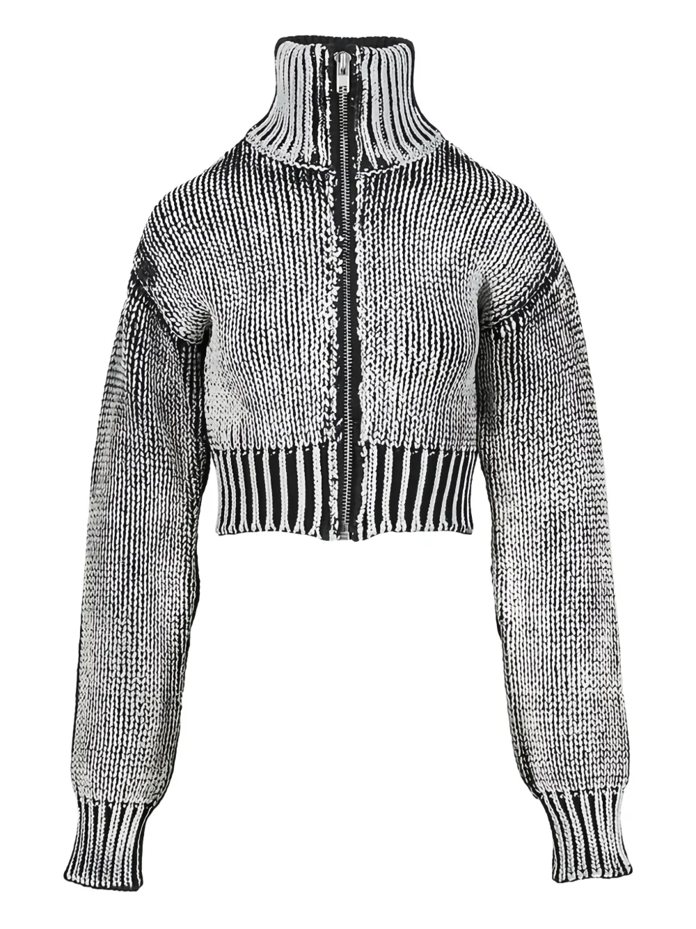 

Кардиган на молнии крупной вязки Vaquera, черный