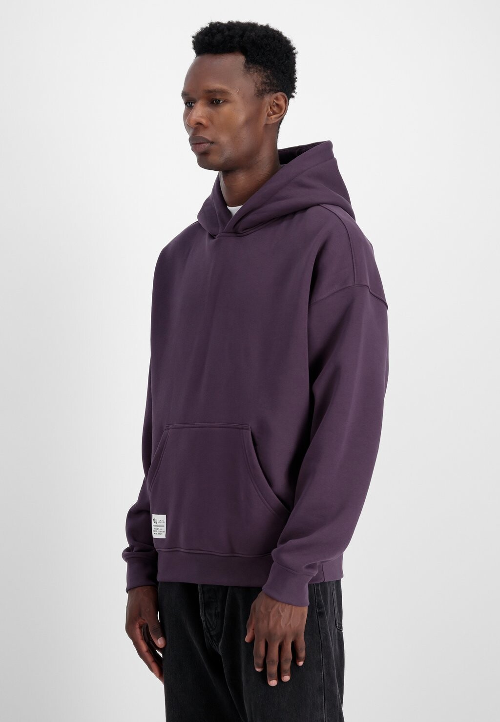 

Толстовка с капюшоном LOGO BP Alpha Industries, фиолетовый
