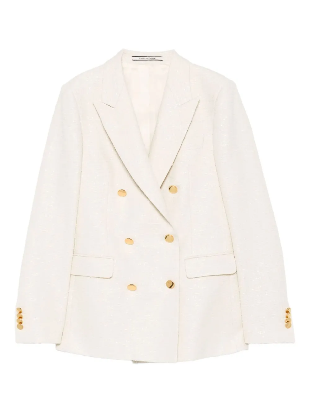 

Двубортный блейзер Parigi Tagliatore, белый