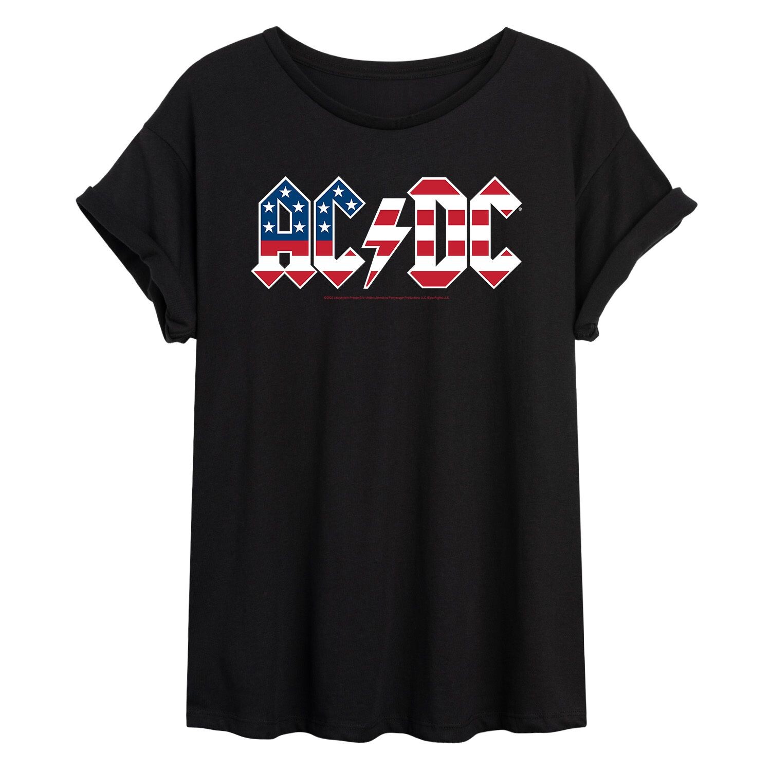 

Детская футболка большого размера с логотипом AC/DC Patriotic Licensed Character