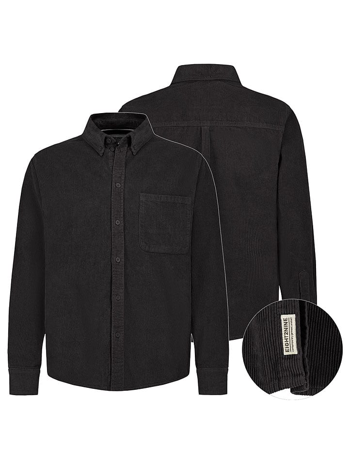 

Eight2Nine Вельветовая рубашка черного цвета