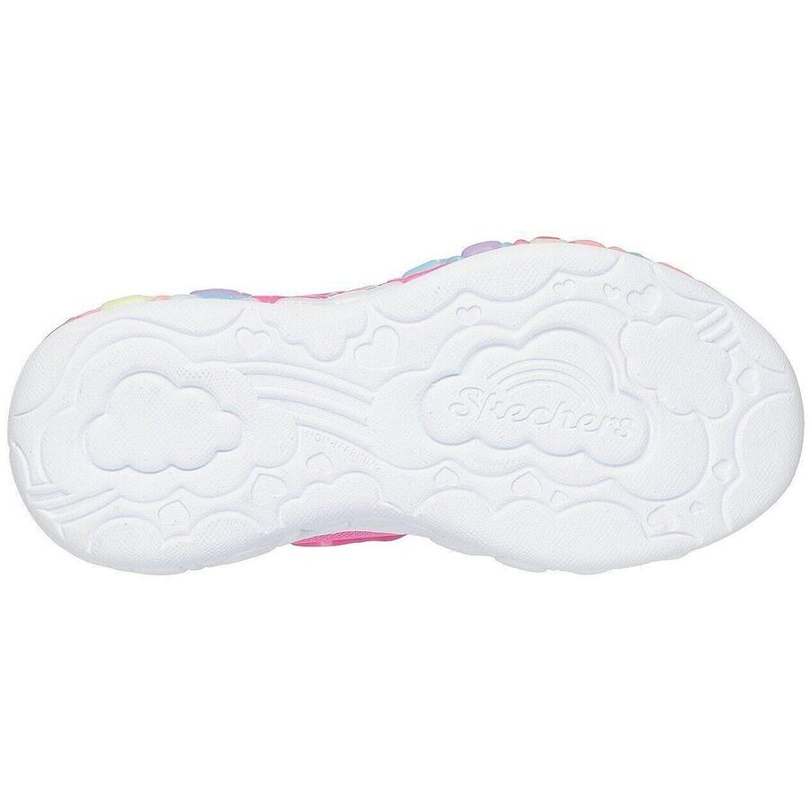 Кроссовки Skechers S Lights-eternal Heart Lights, розовые, детские — фото 4