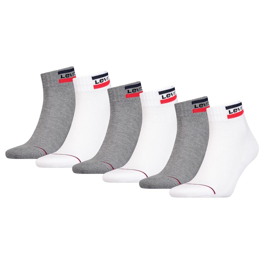 

Носки LEVIS Socks, цвет Grey/White