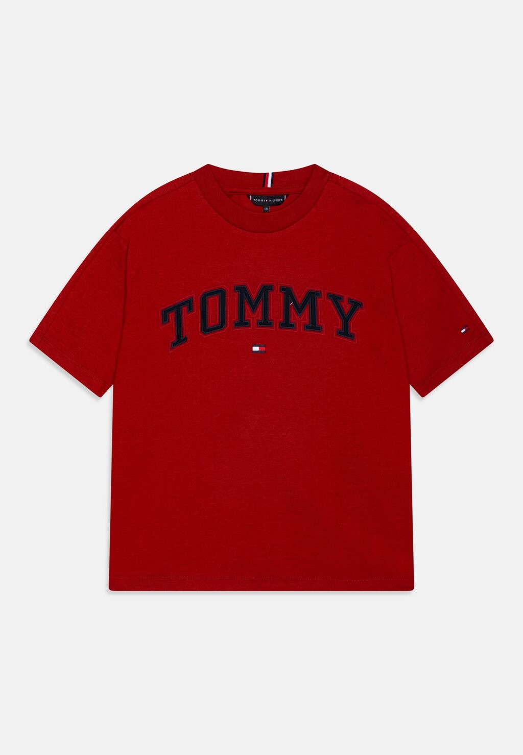 

Футболка с принтом VARSITY EMBROIDERY TEE Tommy Hilfiger, темно-красный