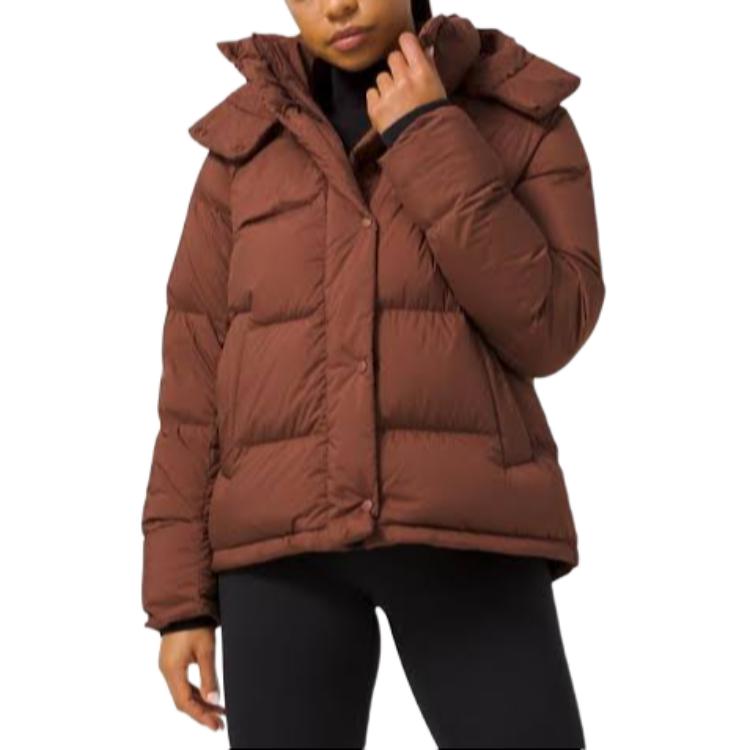 

Женский зимний пуховый жакет Wunder Puff Series Lululemon, bronze umber/ancp