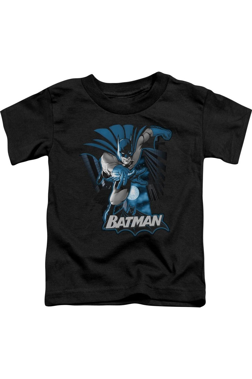 

Футболка для малышей с коротким рукавом "Лига справедливости Америки" Бэтмен в сине-сером цвете Gildan