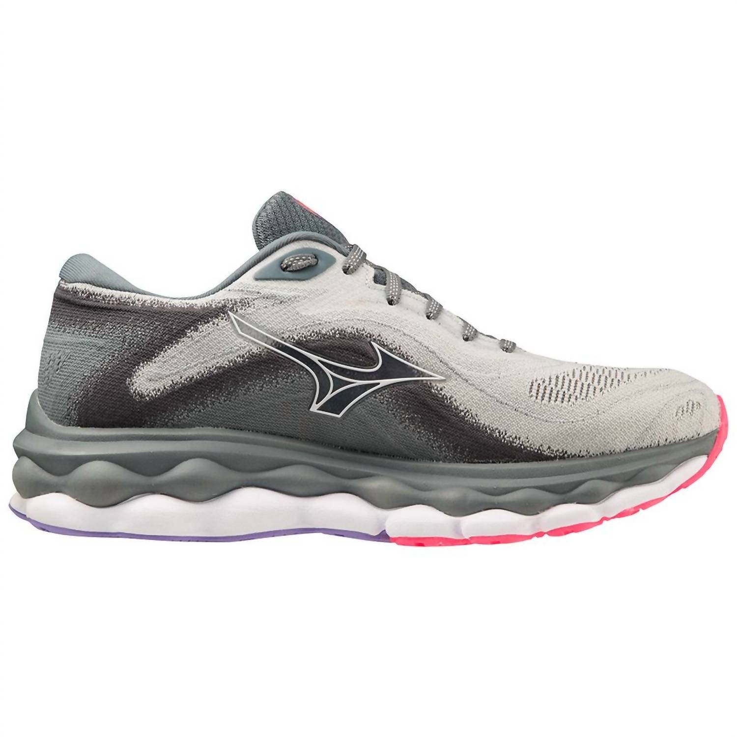 Женские кроссовки Wave Sky 7 в цвете Pearl Blue/White MIZUNO — фото 2