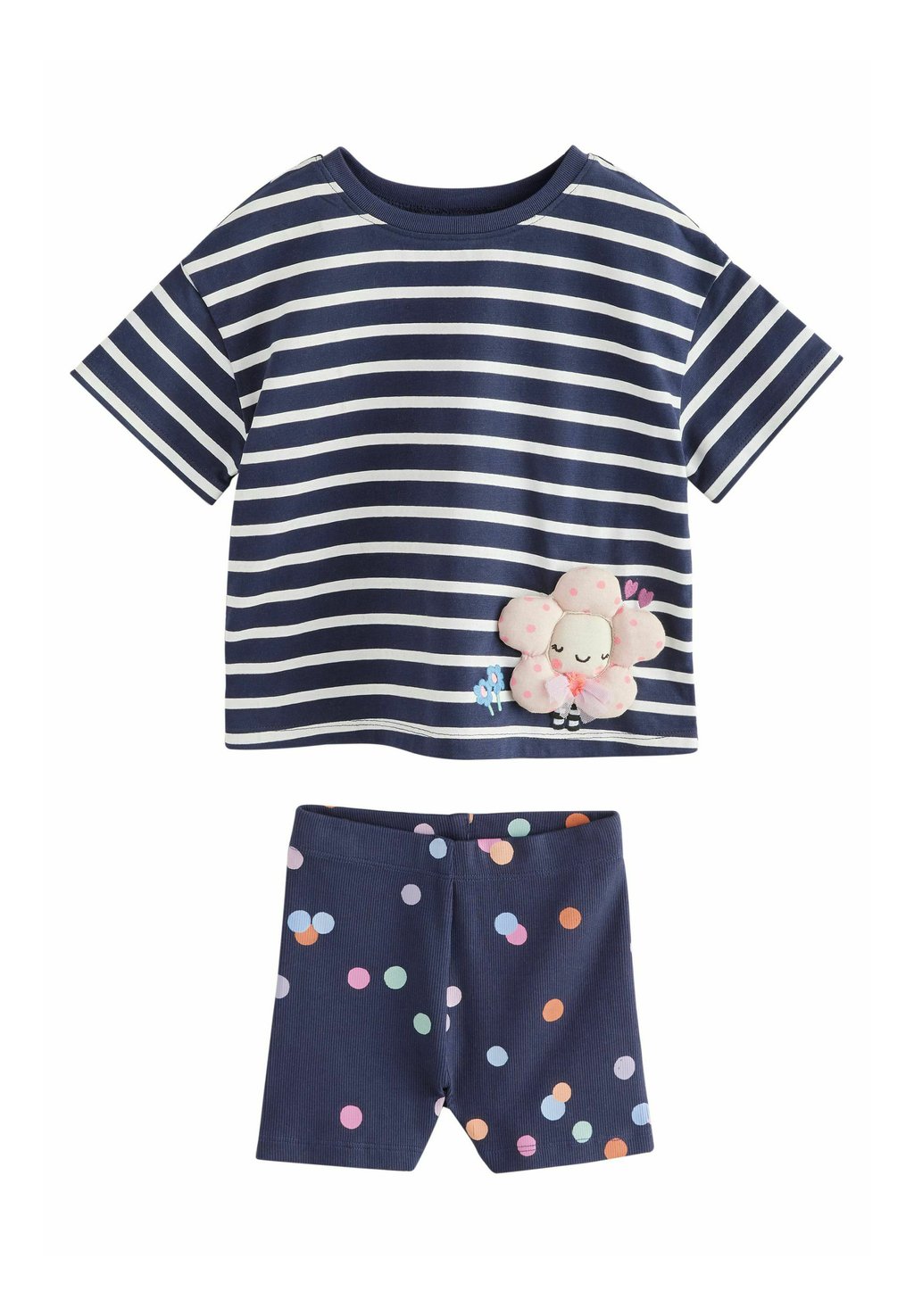 

Футболка с принтом REGULAR FIT-AND SET Next, синий