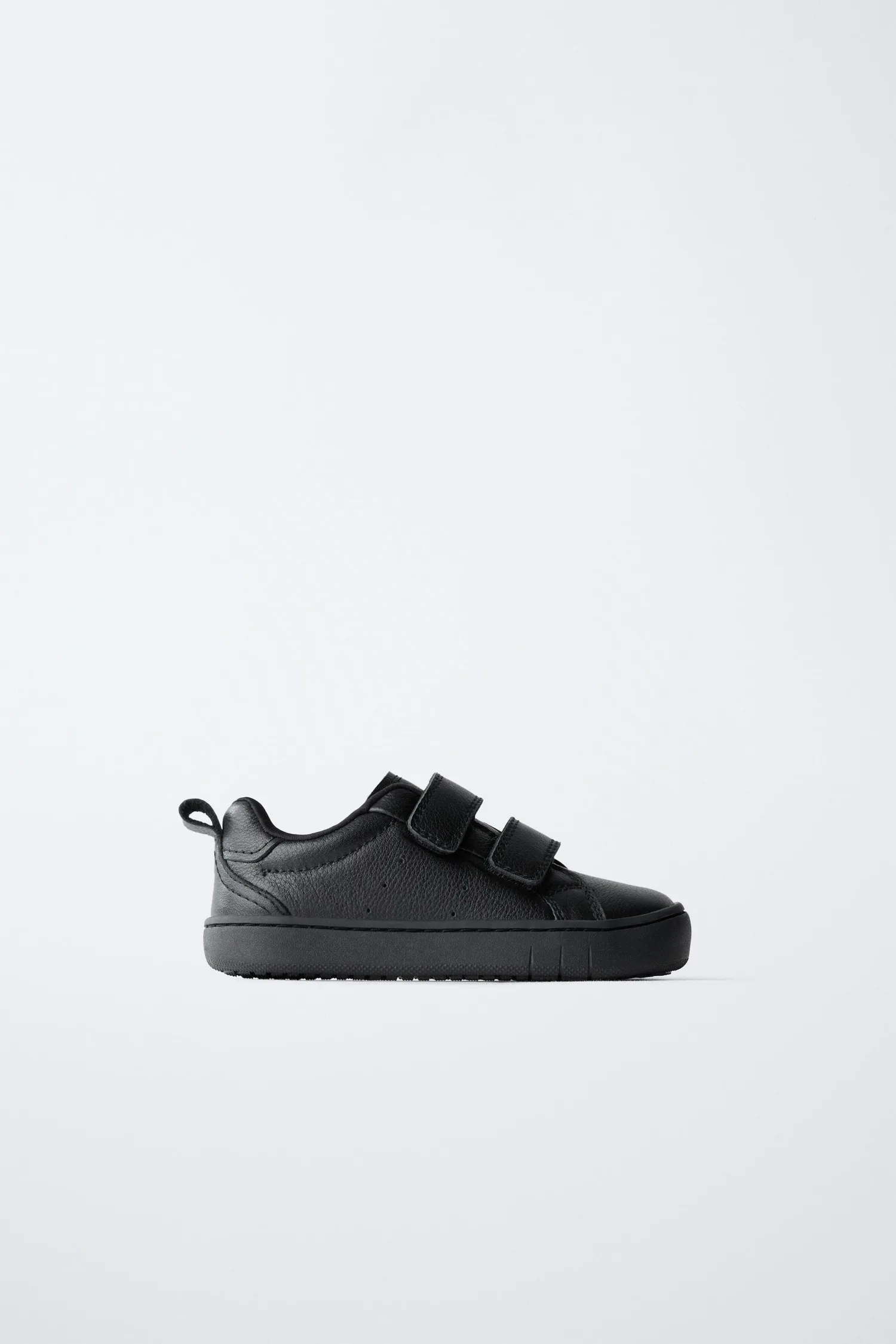 Кожаные кеды для ходьбы босиком Zara, черный