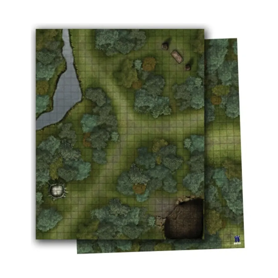 

Флип-мат - Лесные массивы (1-е издание), GameMastery - Flip-Mats - Countryside & Wilderness Locales