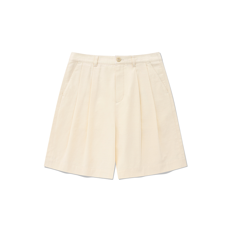 

COVERNAT Повседневные шорты унисекс бежевые