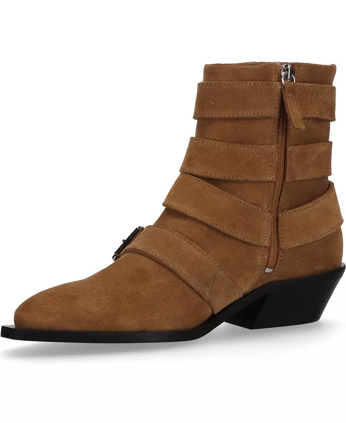 Eras Suede Tan кожаные сапоги до щиколотки Alohas, коричневый — фото 3