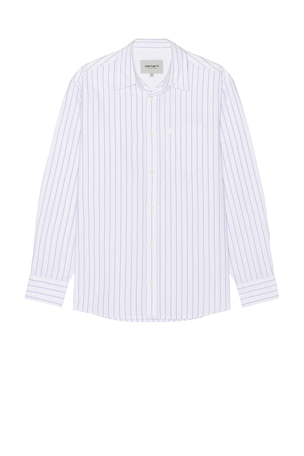 

Рубашка Dowlen с длинными рукавами Carhartt Wip, цвет Dowlen Stripe, White, & White