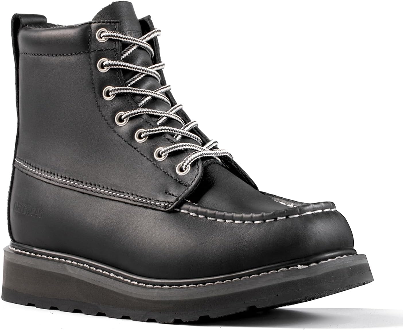 

Defencas Men's SureTrack 6 и 8'' кожаные ботинки с мягким носом для мужчин, конструкция Welt, устойчивые к маслу и скольжению, клиновидная подошва, мужские ботинки Moc Toe, EH, 84994 и 86994, черный