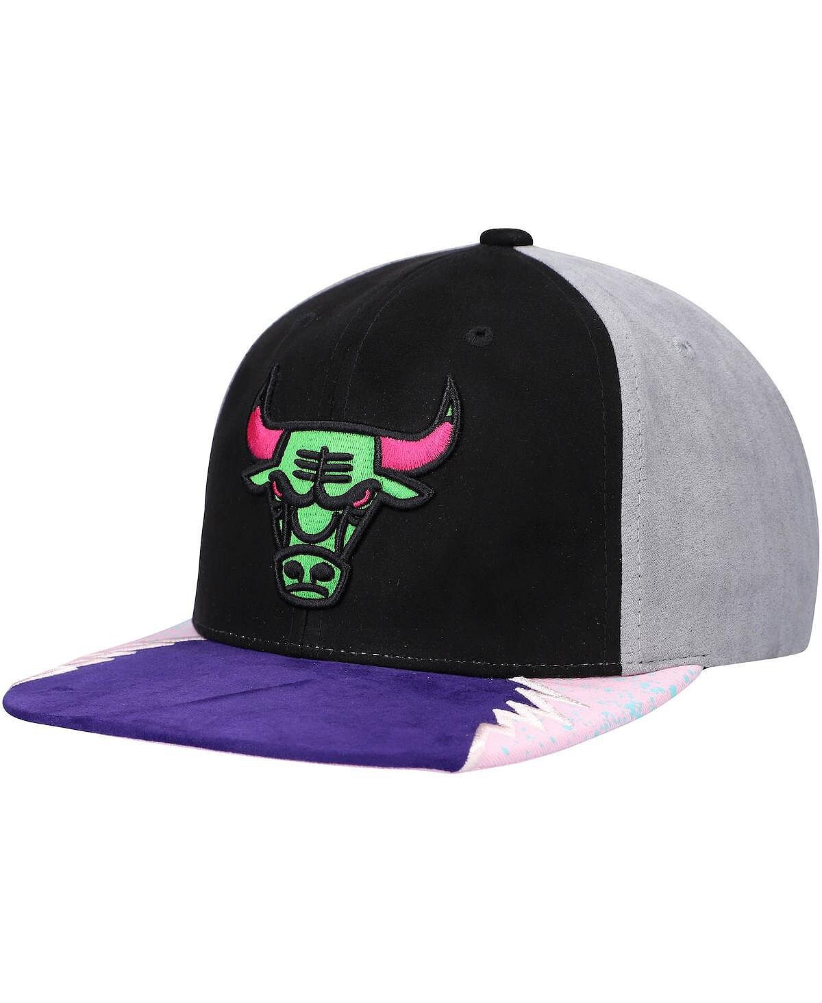 

Мужская черно-розовая кепка Snapback Chicago Bulls Day 5 Mitchell & Ness