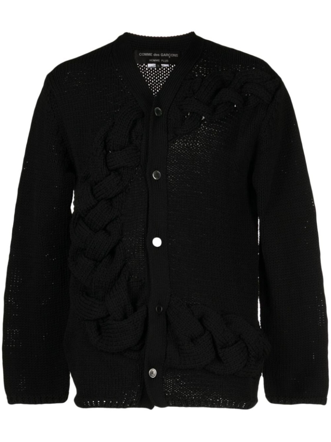 

Comme des Garçons Homme Plus кардиган с V-образным вырезом, черный