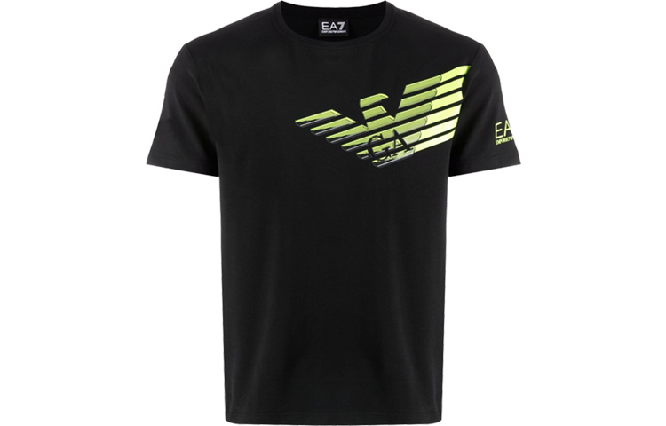 

Футболка мужская черная EMPORIO ARMANI