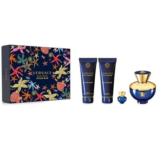 

Подарочный набор косметики, 4 шт. Versace, Pour Femme Dylan Blue