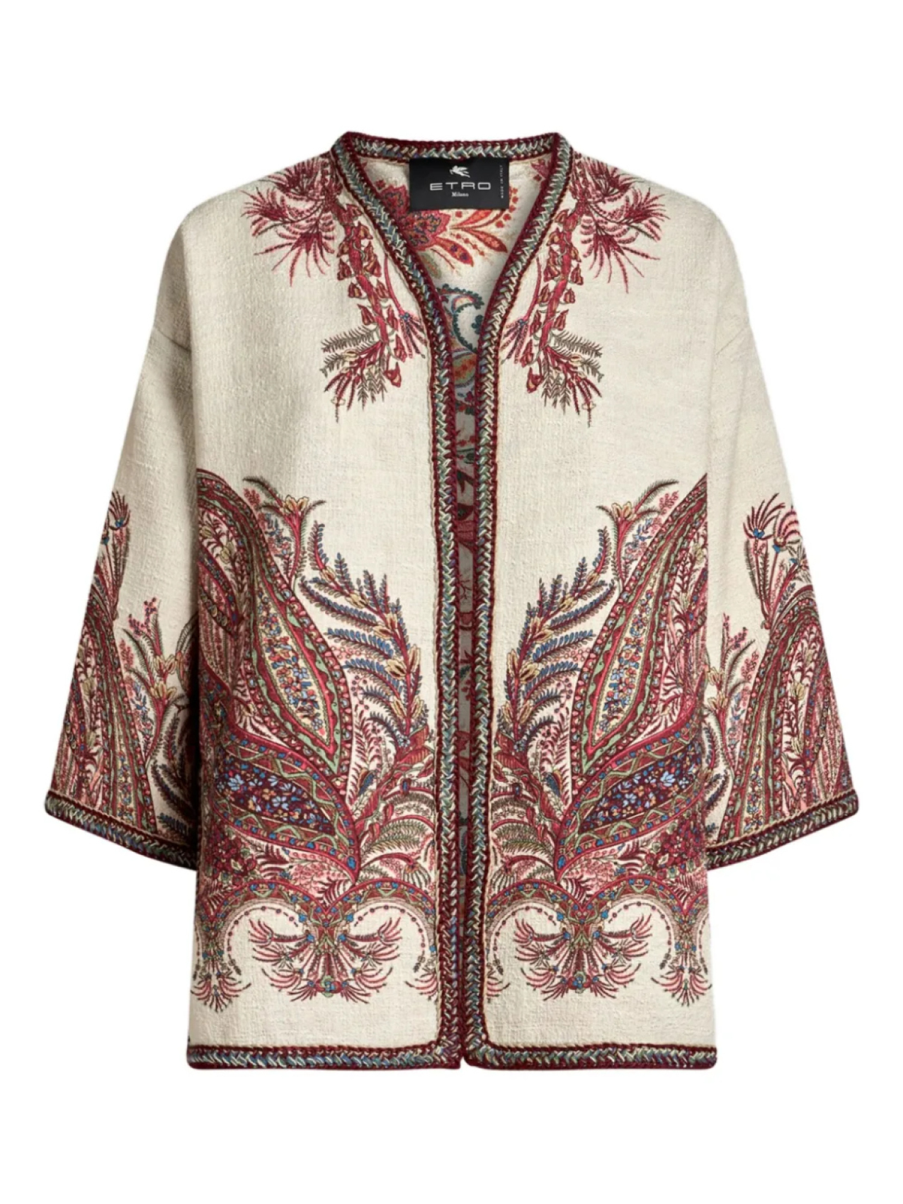 

ETRO топ с узором пейсли, нейтральный