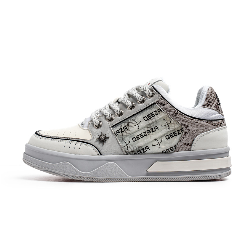 

PLO CART Низкие скейтерские кроссовки унисекс серые мужские, цвет Gray (Men's)