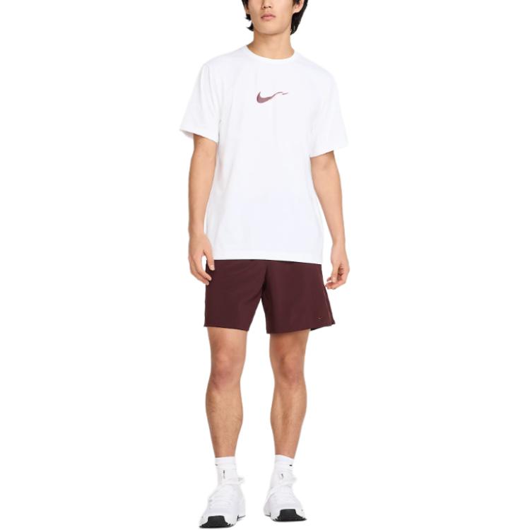 Nike Футболка HYVERSEDRI FIT UV мужская white — фото 4