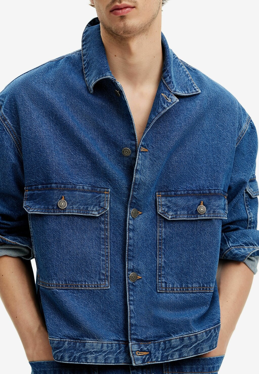 

Джинсовая куртка WITH POCKETS Desigual, синий