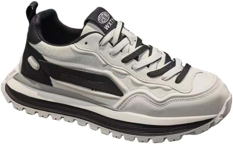 

Мужские модные спортивные кроссовки на толстой подошве- подходят для всех сезонов, для школы, бега и занятий фитнесом Fusecottc, белый