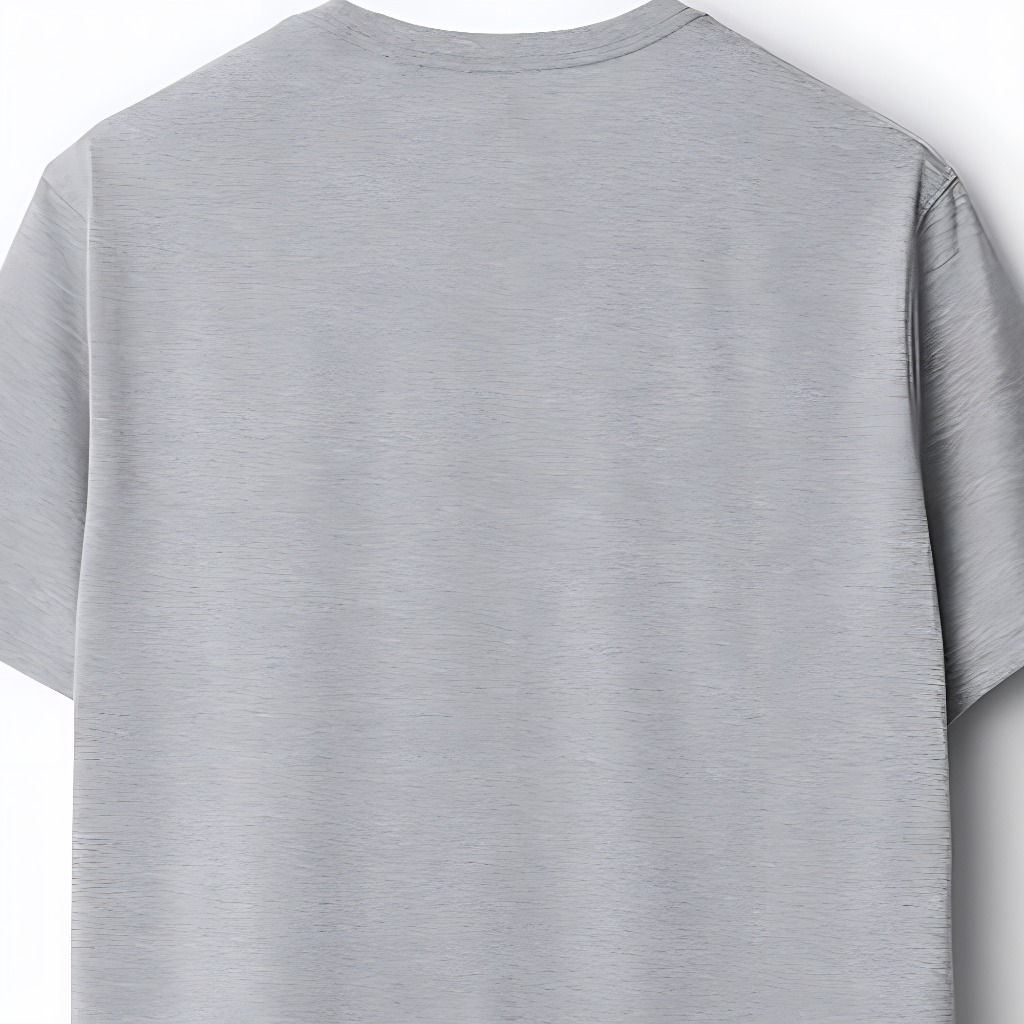 Футболка мужская Burberry светло-серый меланж — фото 4