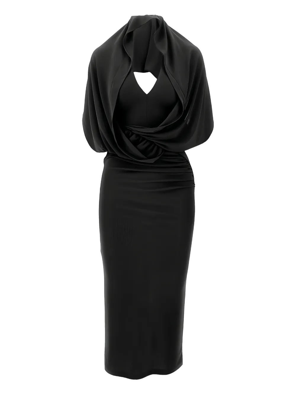 

Миди-платье Annie с открытой спиной The Andamane, черный