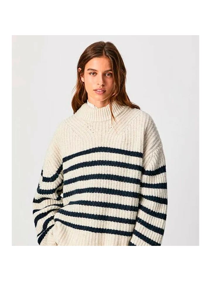 

Пуловер Pepe Jeans, цвет weiß/blau