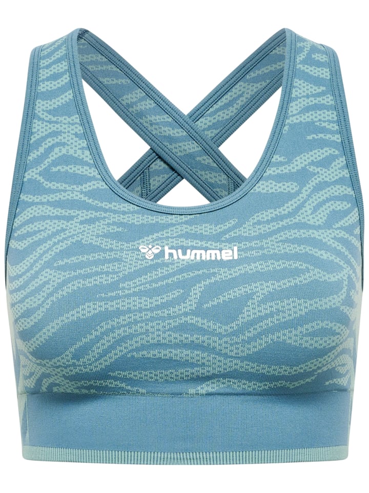 

Топ Hummel, цвет north atlantic/blue surf melange