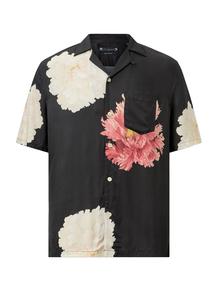 

Рубашка обычного кроя на пуговицах AllSaints FLEUR, черный
