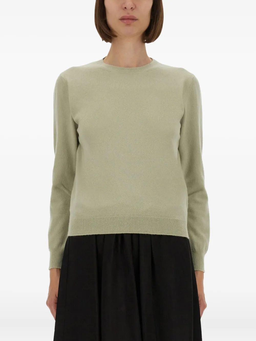 

Свитер с круглым вырезом Maison Margiela, зеленый