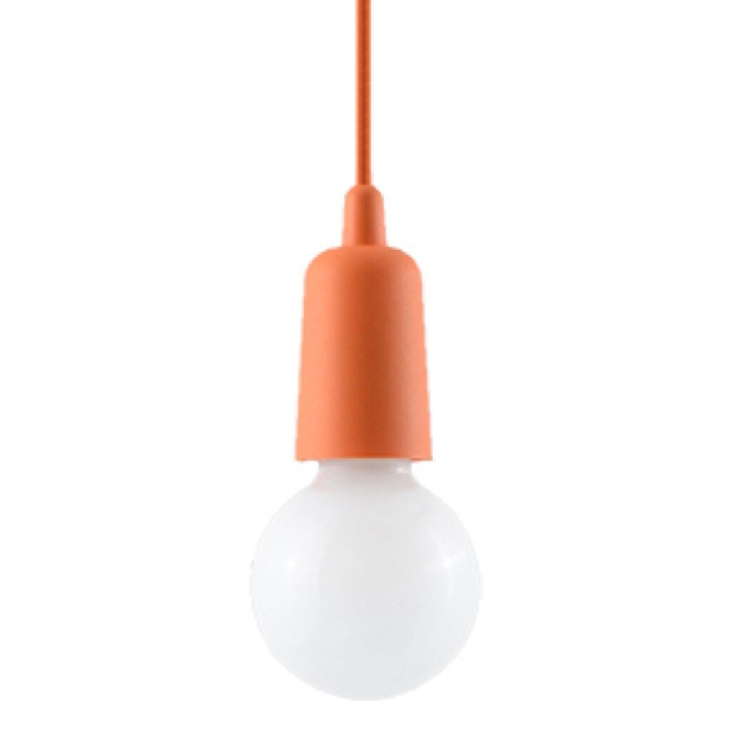 

Подвесной светильник DIEGO 1 оранжевый 1xE27 60Вт ПВХ 90x9x9см Sollux Lighting
