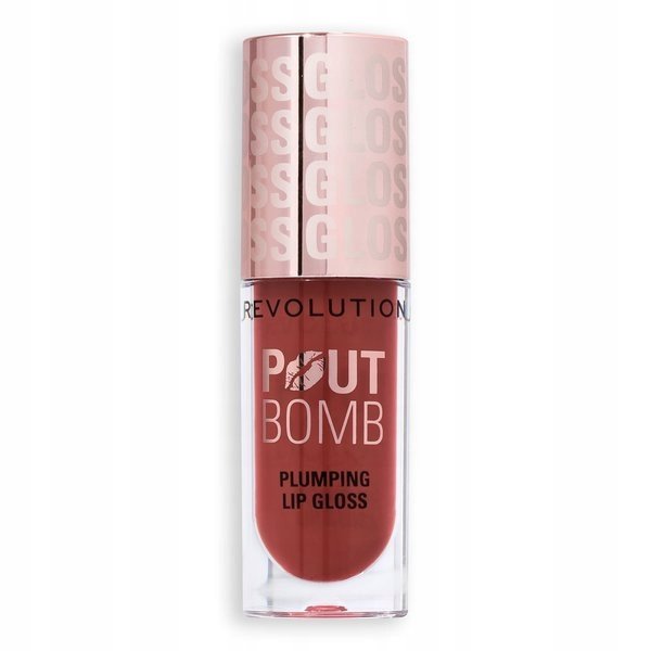 

Revolution Enlarging Lip Gloss Pout Bomb Cookie Warm Nude MAKE UP REVOLUTION