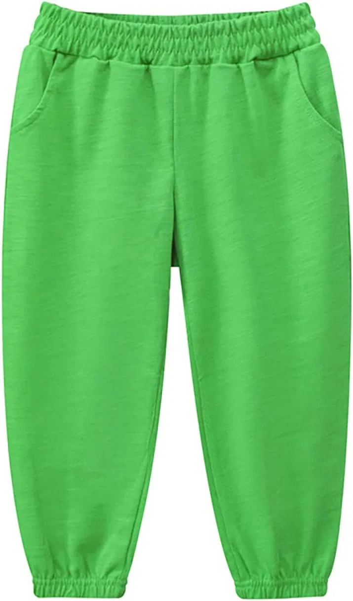 Леггинсы для мальчиков, эластичные, Green
