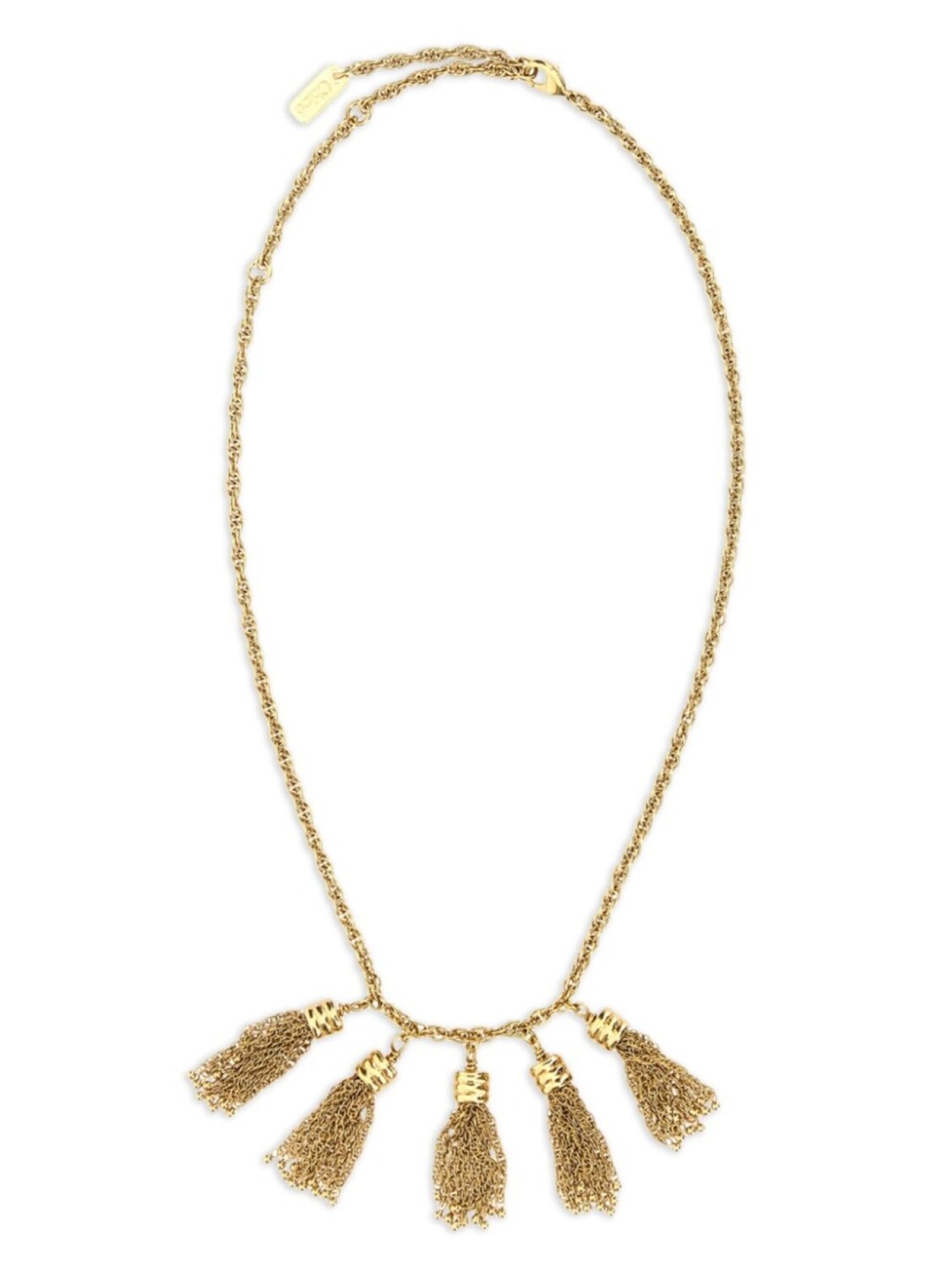 

Ожерелье «Помпоны» Chloé, золотой