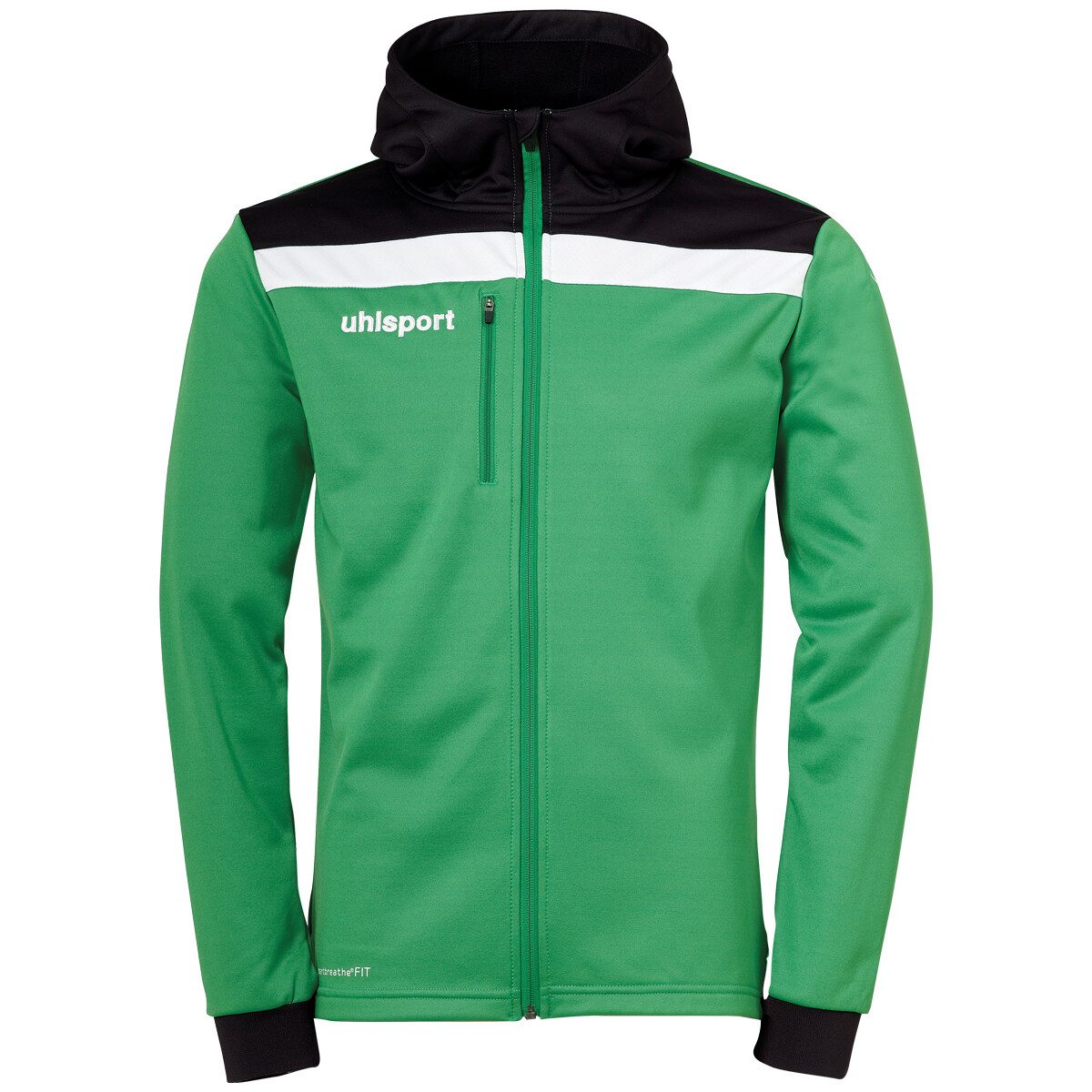

Куртка uhlsport Trainingsjacke OFFENSE 23 MULTI HOOD JACKET, зеленый/черный