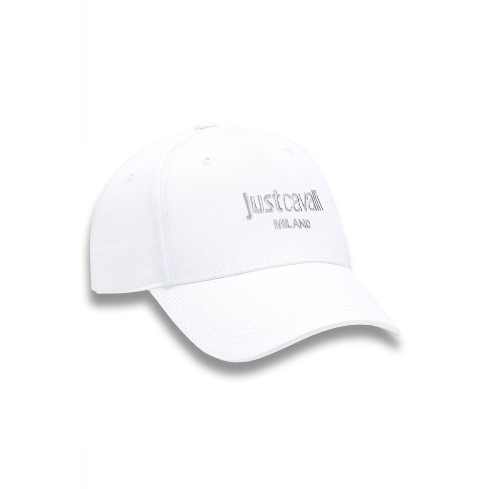 

Белая хлопковая мужская кепка Just Cavalli